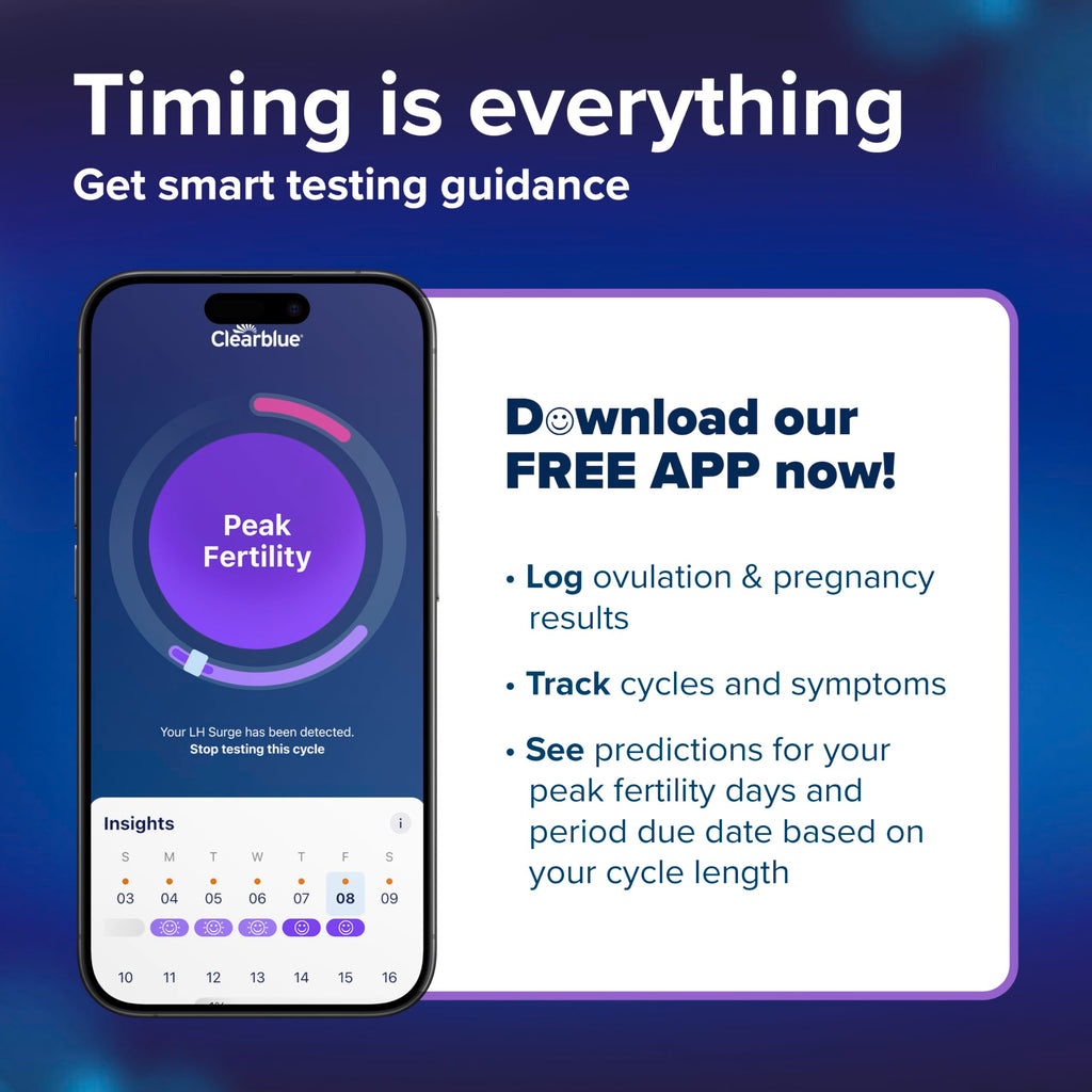 Clearblue Advanced 10 Digital Ovulation Tests, Typically IDENTIFIES at Least 2X More Fertile Days Vs LH only Ovulation Test Strips, Double Your Chances of Getting Pregnant - BBE 06/2028