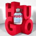 HUGO Man Eau de Toilette, Men's Perfume, Notes of Crispy Green Apple and Fir Balsam, Aromatic Fragrance, Medium Longevity, 200ml - Damaged Box