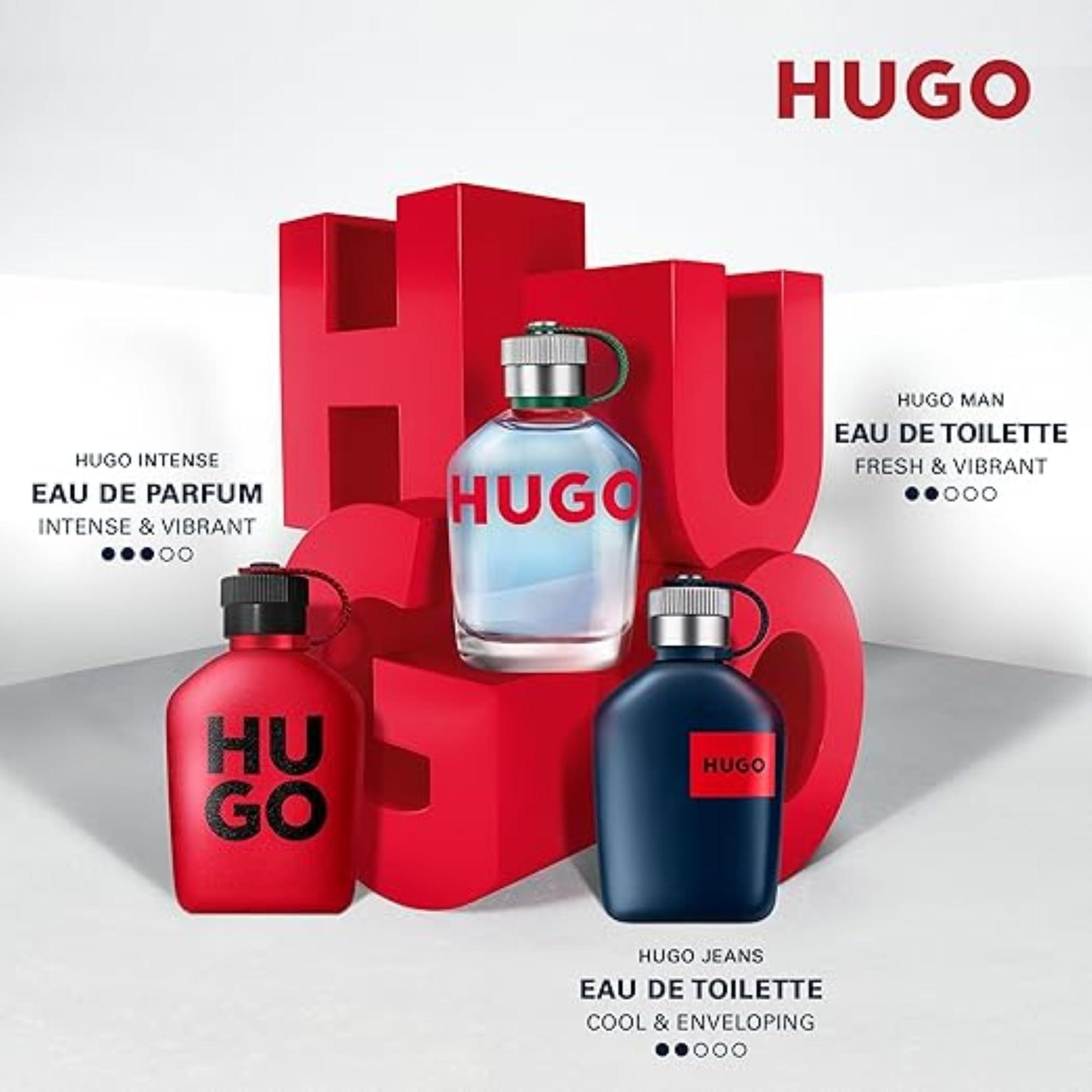 HUGO Man Eau de Toilette, Men's Perfume, Notes of Crispy Green Apple and Fir Balsam, Aromatic Fragrance, Medium Longevity, 200ml - Damaged Box