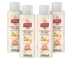 Imperial Leather Comforting Cotton Flower & Vanilla Bath Soak 4 x 500ml - Vegan & Cruelty-Free Rich Lather Luxury Fragrance