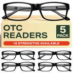 Gaoye 5-Pack Reading Glasses Men Women - Blue Light Blocking Computer Readers Eyeglasses - Damaged Box