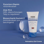 ISDIN Nutradeica Facial Gel Cream 50ml | For Seborrheic Skin | Hydrates, Soothes and Matifies skin - Damaged Box