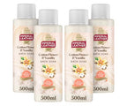 Imperial Leather Comforting Cotton Flower & Vanilla Bath Soak 4 x 500ml - Vegan & Cruelty-Free Rich Lather Luxury Fragrance