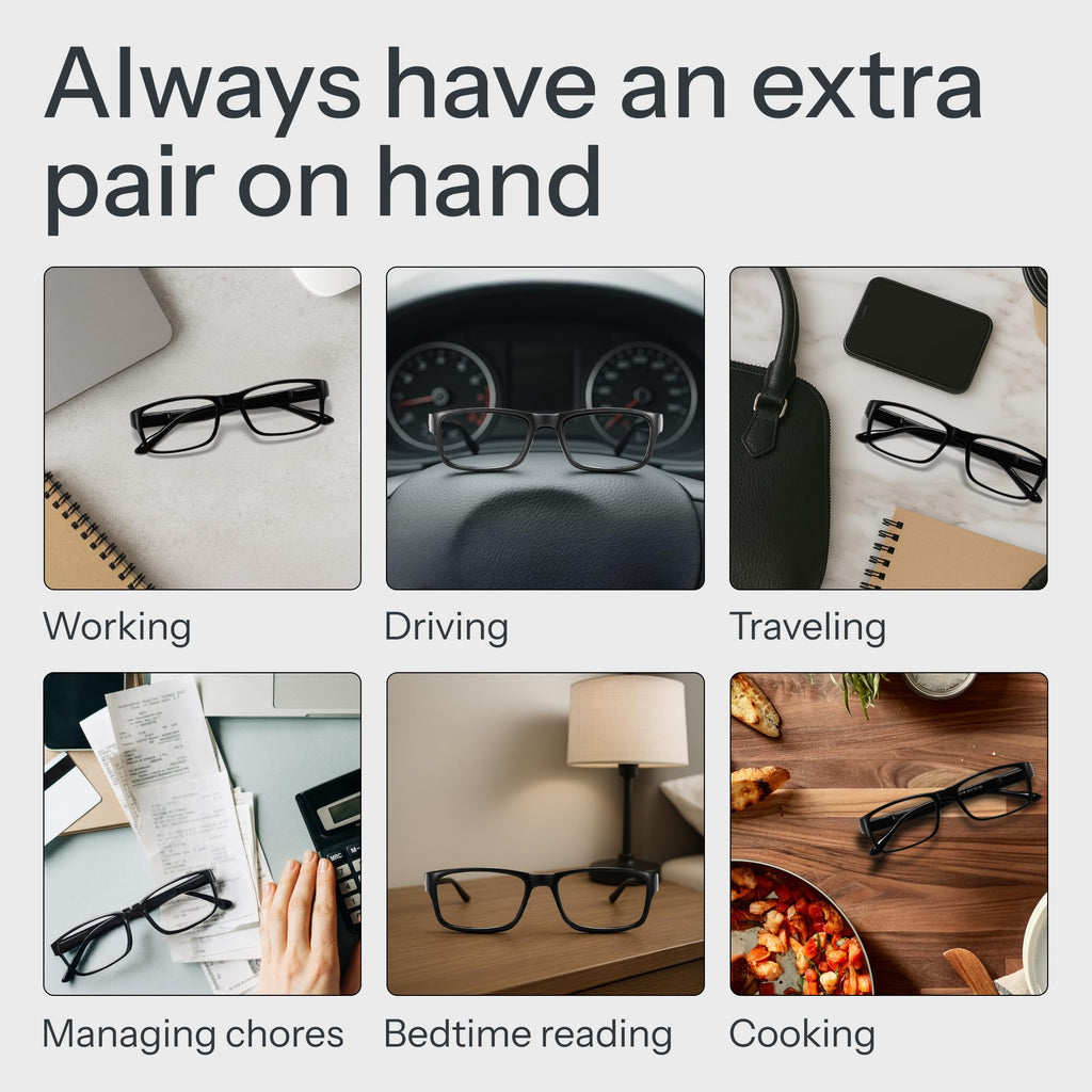 Gaoye 5-Pack Reading Glasses Men Women - Blue Light Blocking Computer Readers Eyeglasses - Damaged Box