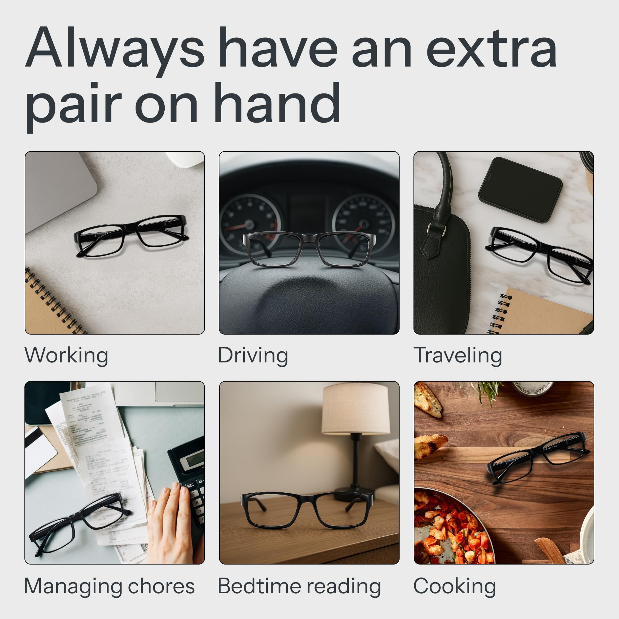 Gaoye 5-Pack Reading Glasses Men Women - Blue Light Blocking Computer Readers Eyeglasses - Damaged Box