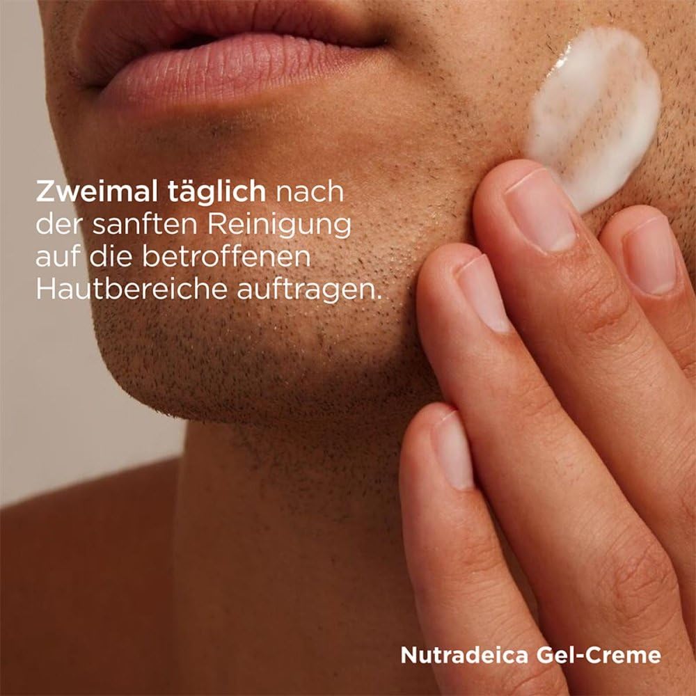 ISDIN Nutradeica Facial Gel Cream 50ml | For Seborrheic Skin | Hydrates, Soothes and Matifies skin - Damaged Box