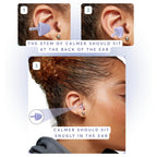 Flare Calmer Ear Plugs - Daily Noise Relief, Sound Sensitivity, Stress Relief, No Muffling, Soft Silicone, Mint