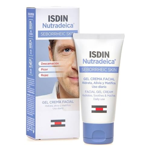 ISDIN Nutradeica Facial Gel Cream 50ml | For Seborrheic Skin | Hydrates, Soothes and Matifies skin - Damaged Box