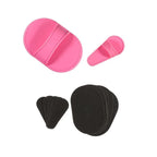 HELEVIA Exfoliating Hair Removal Pads Set - Smooth Skin Pad & Exfoliation Fine Sandpaper - Arm Leg Face Upper Lip Remover - Pink - Damaged Box