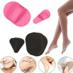 HELEVIA Exfoliating Hair Removal Pads Set - Smooth Skin Pad & Exfoliation Fine Sandpaper - Arm Leg Face Upper Lip Remover - Pink - Damaged Box