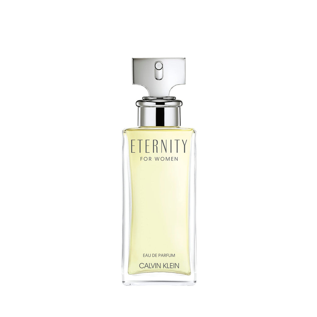 CALVIN KLEIN Eternity - Eau de Parfum for Women - Floral Fragrance with Notes of Bergamot, White Rose and Sandalwood - High Longevity - 100ml - Damaged Box