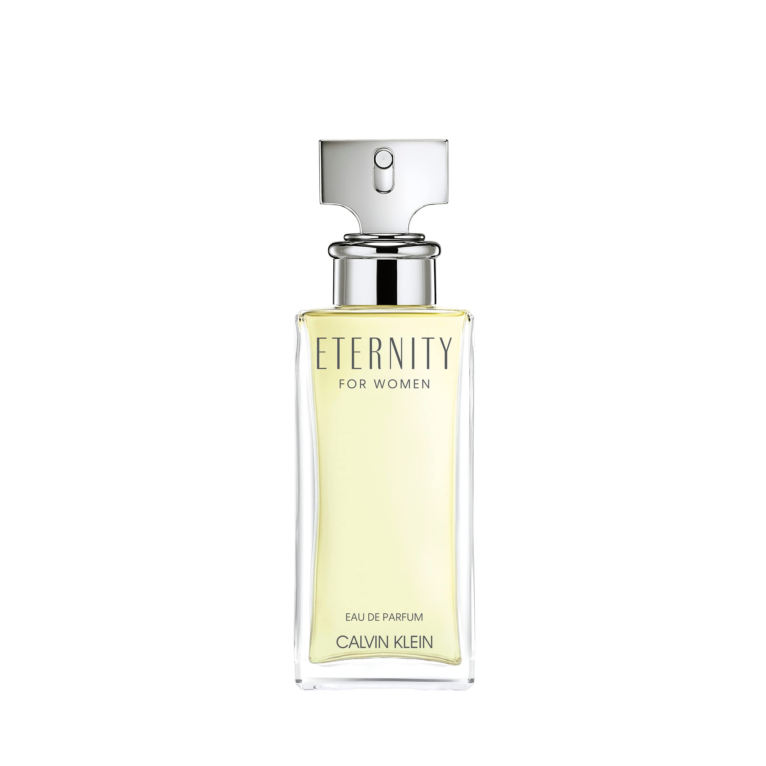 CALVIN KLEIN Eternity - Eau de Parfum for Women - Floral Fragrance with Notes of Bergamot, White Rose and Sandalwood - High Longevity - 100ml - Damaged Box