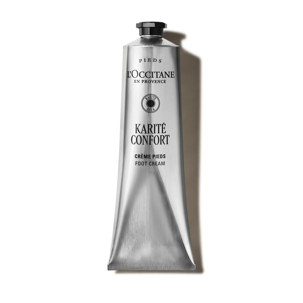 L'OCCITANE - Shea (Karit'e Confort) Foot Cream - 150 ml - Nourishing and repairing - Made in France - Damaged Box