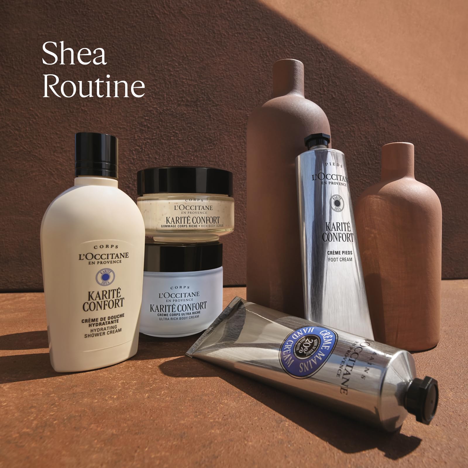 L'OCCITANE - Shea (Karit'e Confort) Foot Cream - 150 ml - Nourishing and repairing - Made in France - Damaged Box
