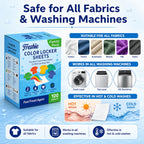 Freshie Colour Catcher Sheets - 100 Pack Laundry Dye Transfer Prevention for Mixed Colour Washes, All Fabrics - Damaged Box