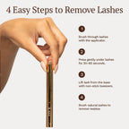 iLashUK Lash Remover Serum - Eyelash Extension Glue Remover with Vitamin E & Castor Oil - Spiral Brush Wand - Gentle Formula - Damaged Box