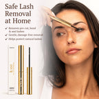 iLashUK Lash Remover Serum - Eyelash Extension Glue Remover with Vitamin E & Castor Oil - Spiral Brush Wand - Gentle Formula - Damaged Box