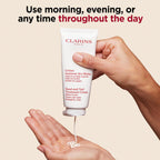 Clarins Hand & Nail Treatment Cream 100ml | Nourishing Moisturiser for Dry Hands & Strengthening Nails | Anti Aging | Non Greasy