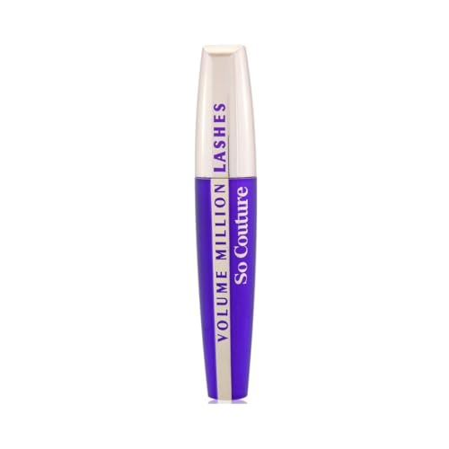L'Oreal Paris Volume Million Lashes So Couture Mascara - Black - Volumising & Lengthening Eye Makeup - Damaged Box