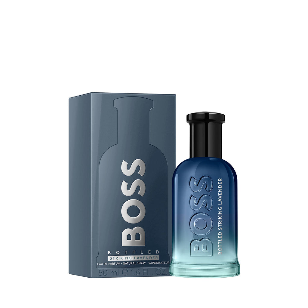 BOSS Bottled Striking Lavender Eau de Parfum for Men, With Notes of Fougere and Woody Moss 50ml - Damaged Box
