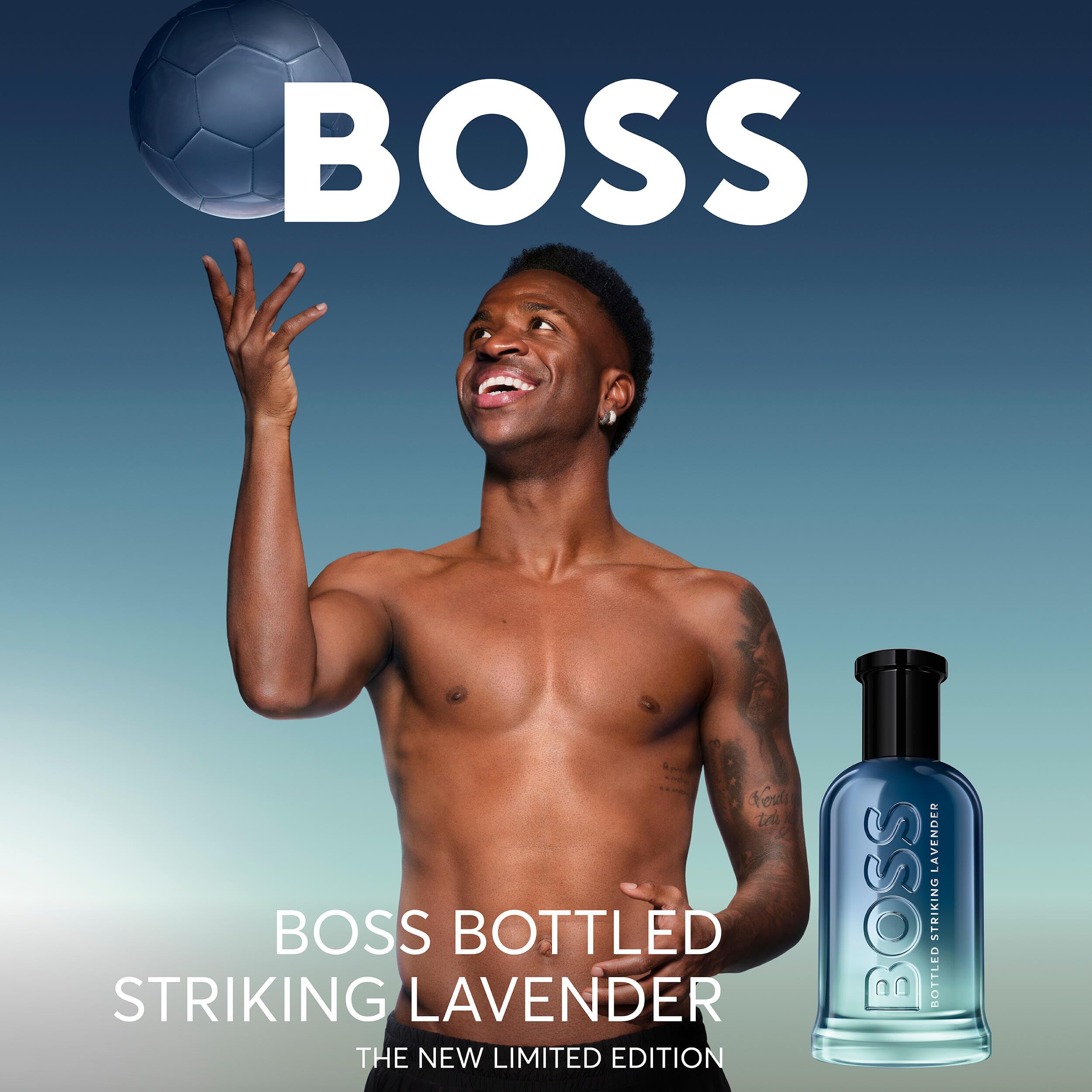 BOSS Bottled Striking Lavender Eau de Parfum for Men, With Notes of Fougere and Woody Moss 50ml - Damaged Box