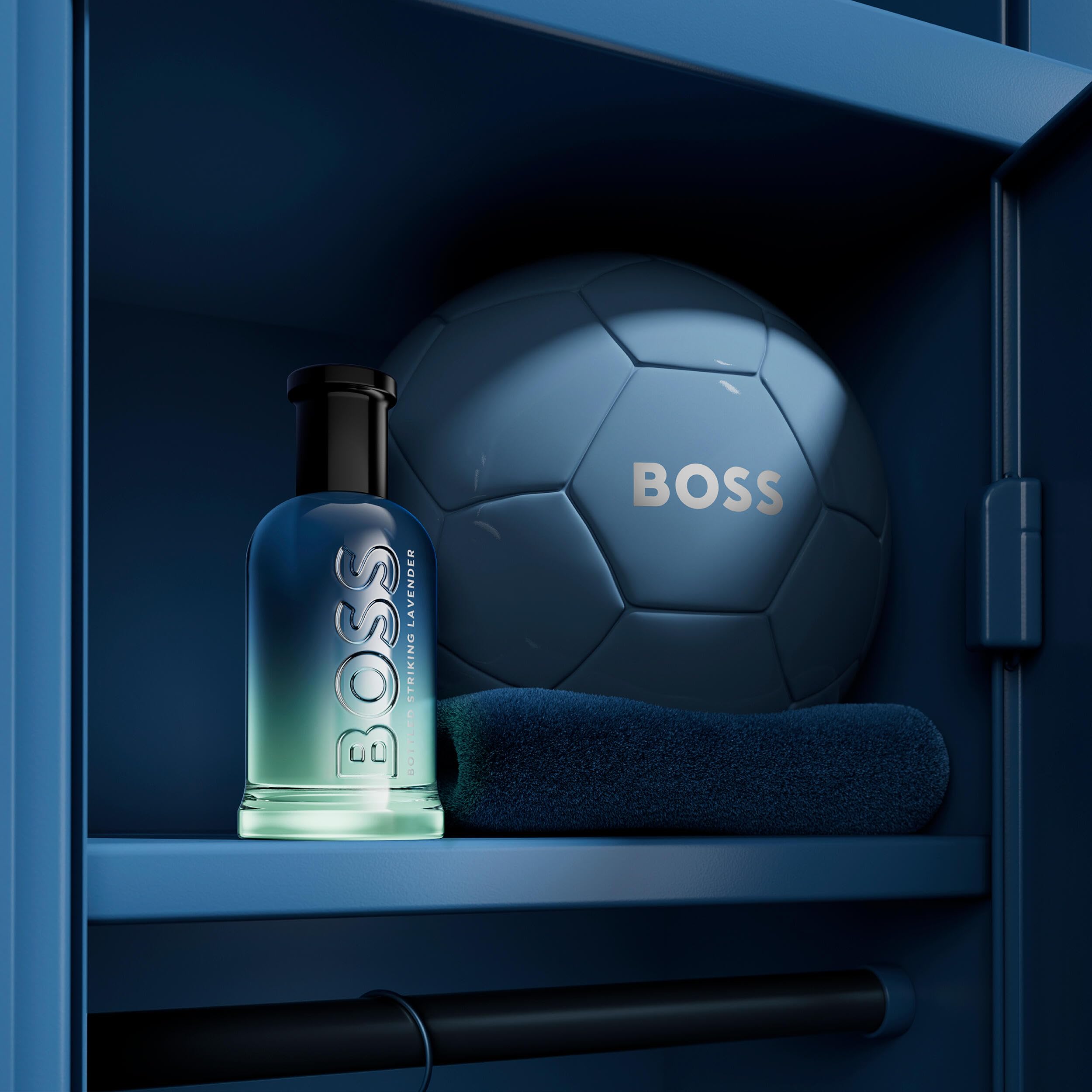 BOSS Bottled Striking Lavender Eau de Parfum for Men, With Notes of Fougere and Woody Moss 50ml - Damaged Box