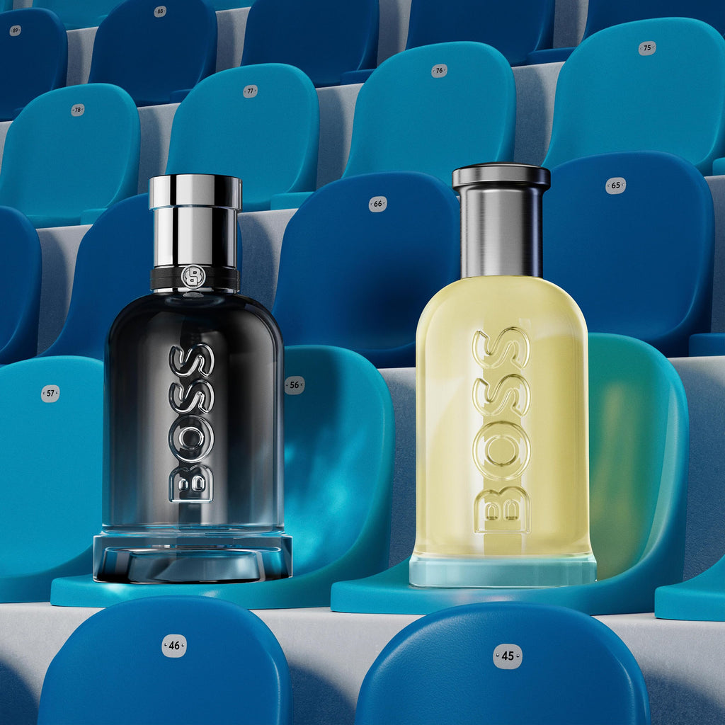 BOSS Bottled Striking Lavender Eau de Parfum for Men, With Notes of Fougere and Woody Moss 50ml - Damaged Box