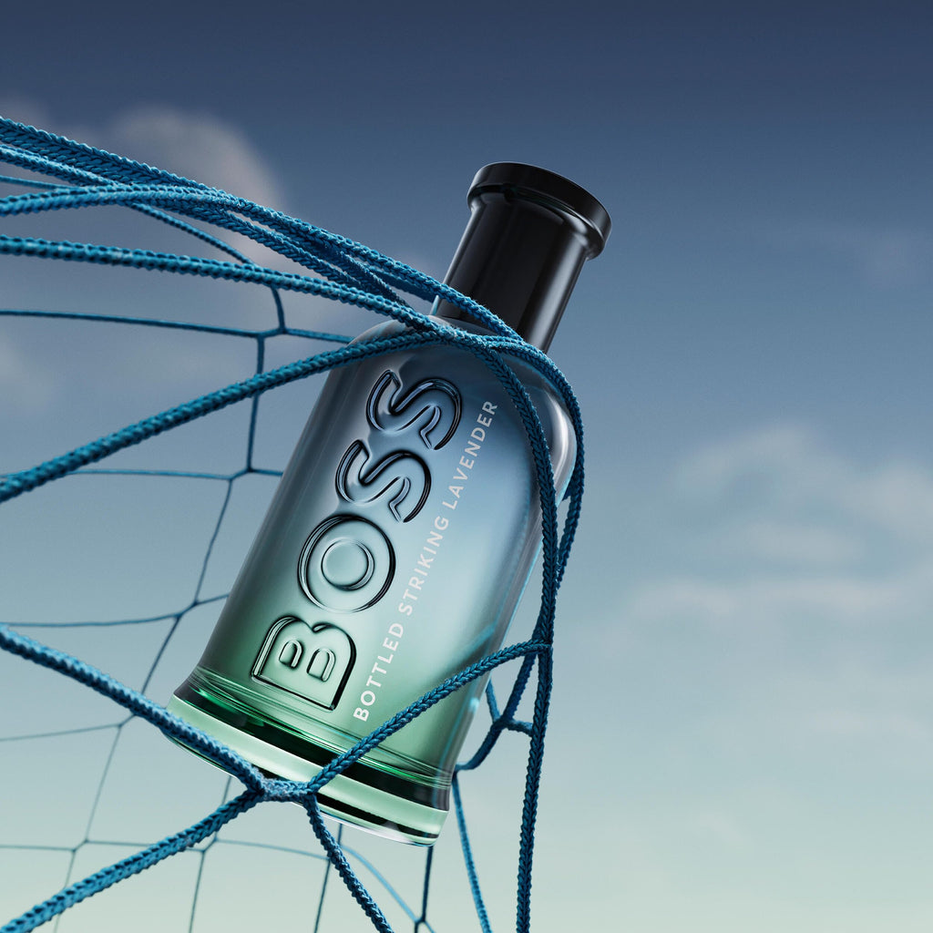 BOSS Bottled Striking Lavender Eau de Parfum for Men, With Notes of Fougere and Woody Moss 50ml - Damaged Box