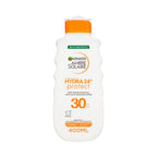 Garnier Ambre Solaire Hydra 24H Protect Sun Lotion SPF50+ 400ml - Water Resistant, Non-Greasy, Vitamin E