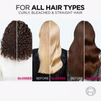 L'Oreal Paris Elvive Glycolic Gloss Shampoo 200ml - Sulphate Free, Smooth & Shiny Hair, Dull Hair - Damaged Box