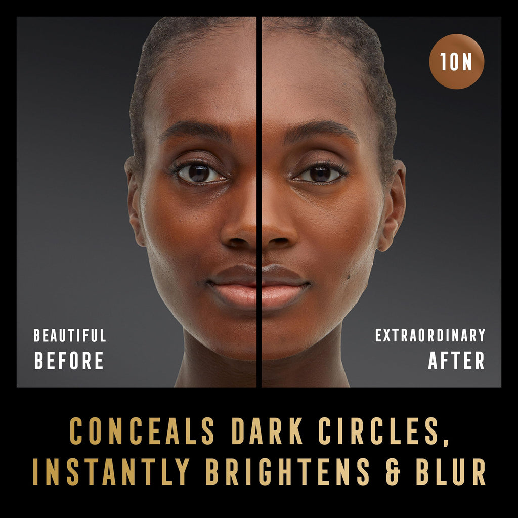 Max Factor Facefinity Multi-Perfector Concealer 10N 11ml - All-in-One, Instant Brightening, Natural Finish, Vegan