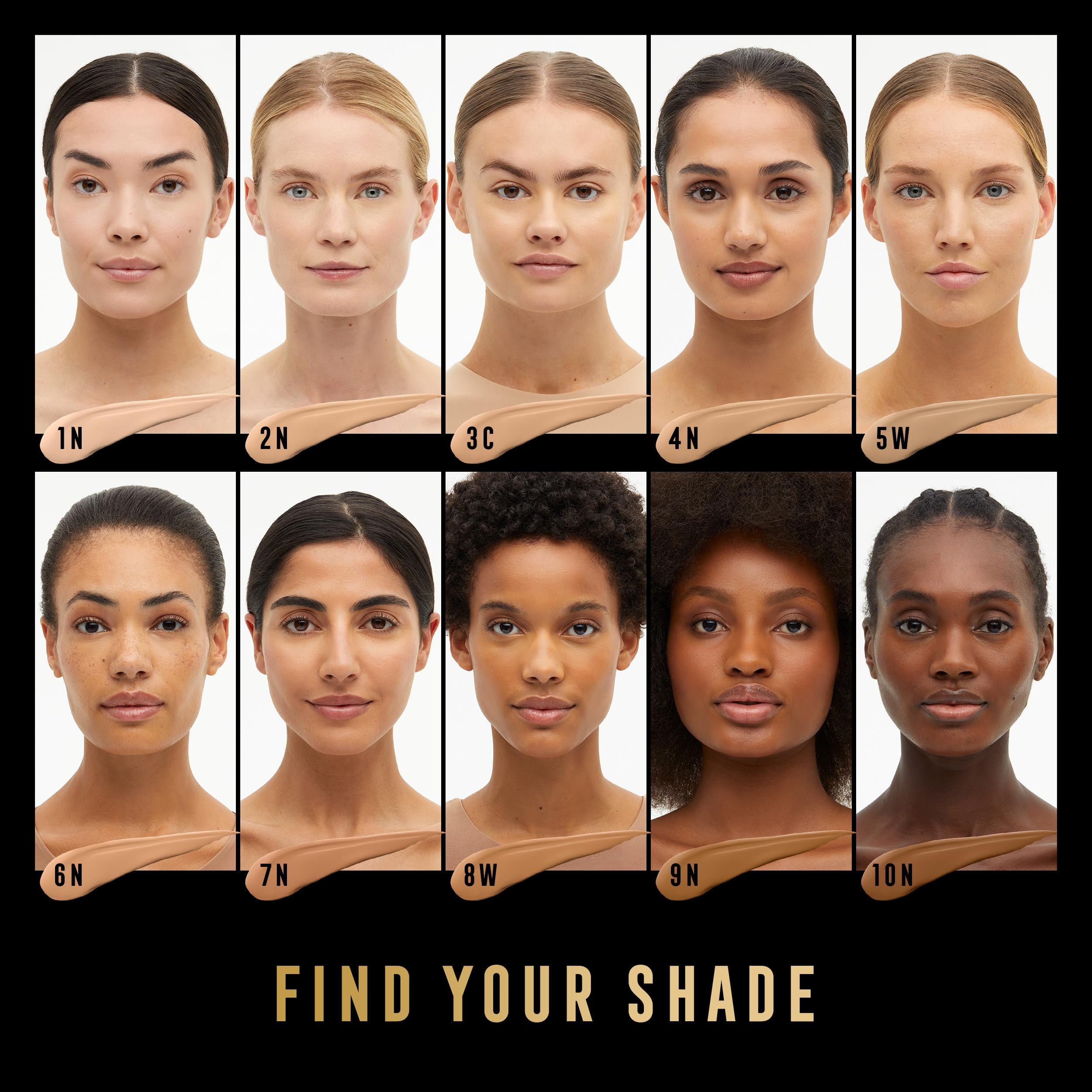 Max Factor Facefinity Multi-Perfector Concealer 10N 11ml - All-in-One, Instant Brightening, Natural Finish, Vegan