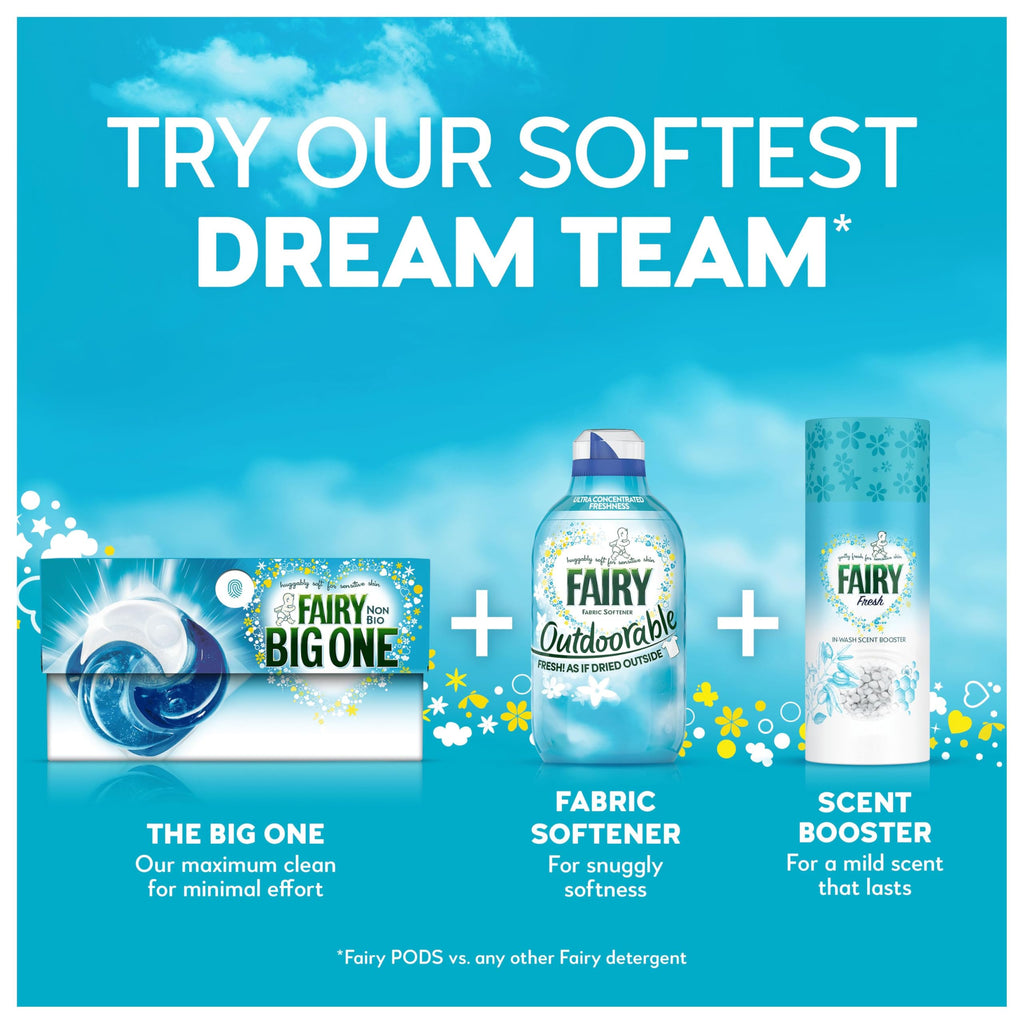 Fairy Non Bio PODS Washing Liquid Laundry Detergent Capsules 35 Washes - 2X Stain Removal, Sensitive Skin
