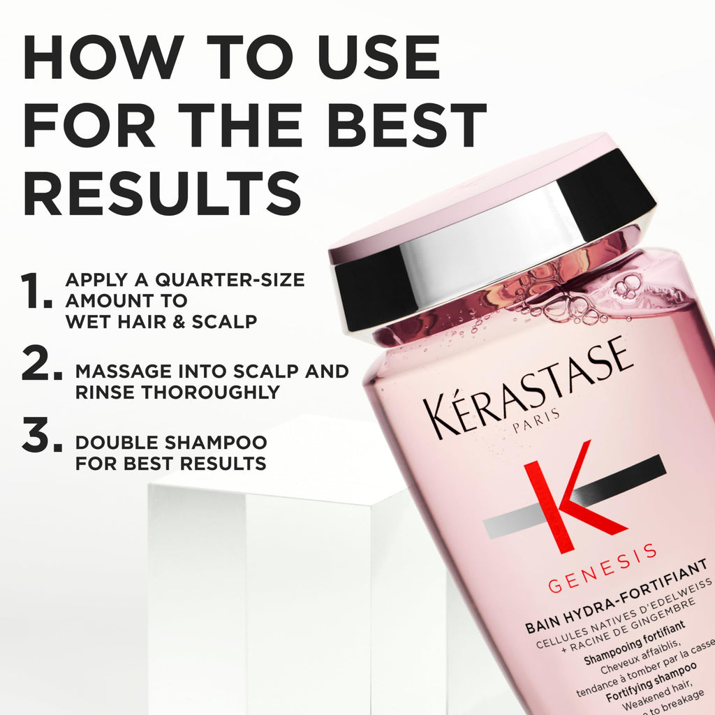 K'erastase Genesis, Nourishing and Fortifying Blow-dry Spray Cream, For Weakened Hair, With Ginger Root and Edelweiss Flower, Defence Thermique, 150 ml - Damaged Box