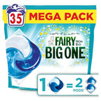 Fairy Non Bio PODS Washing Liquid Laundry Detergent Capsules 35 Washes - 2X Stain Removal, Sensitive Skin