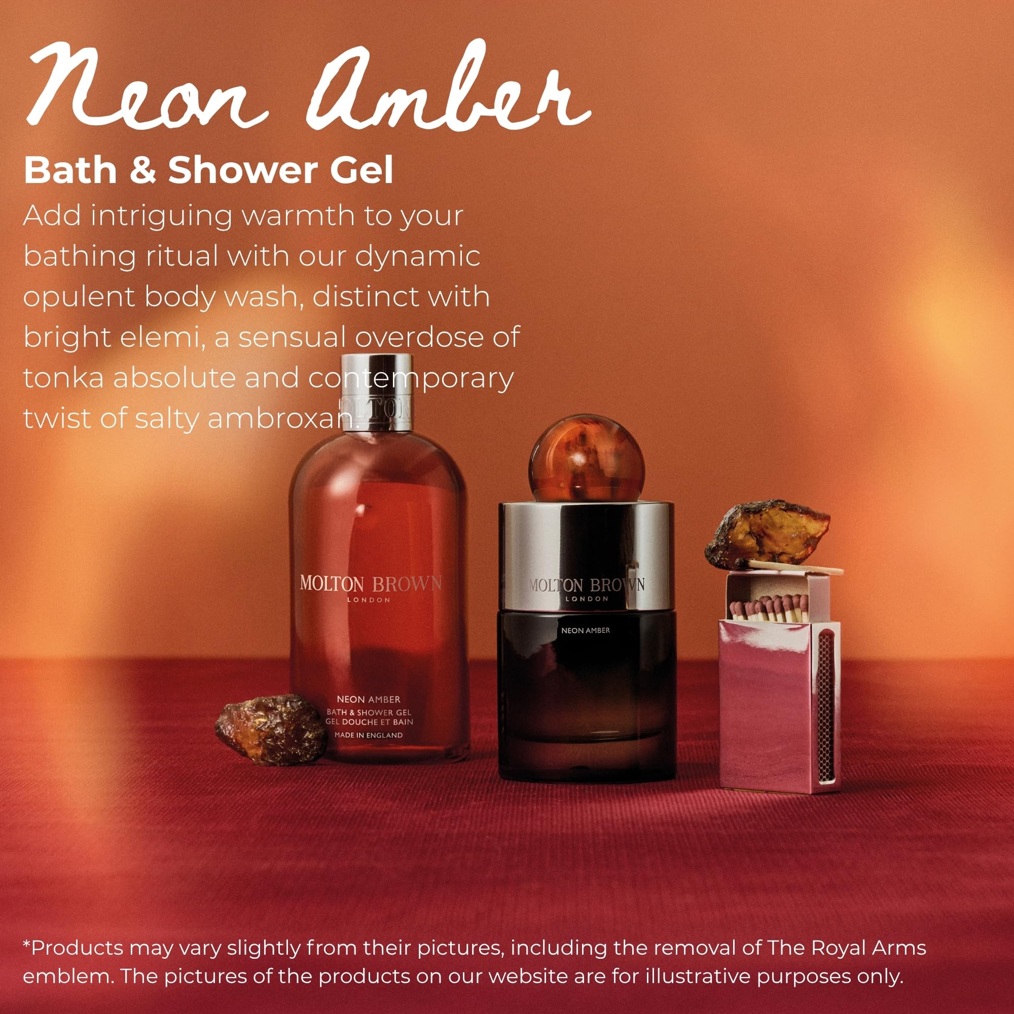 Molton Brown Neon Amber Bath & Shower Gel 300 ml