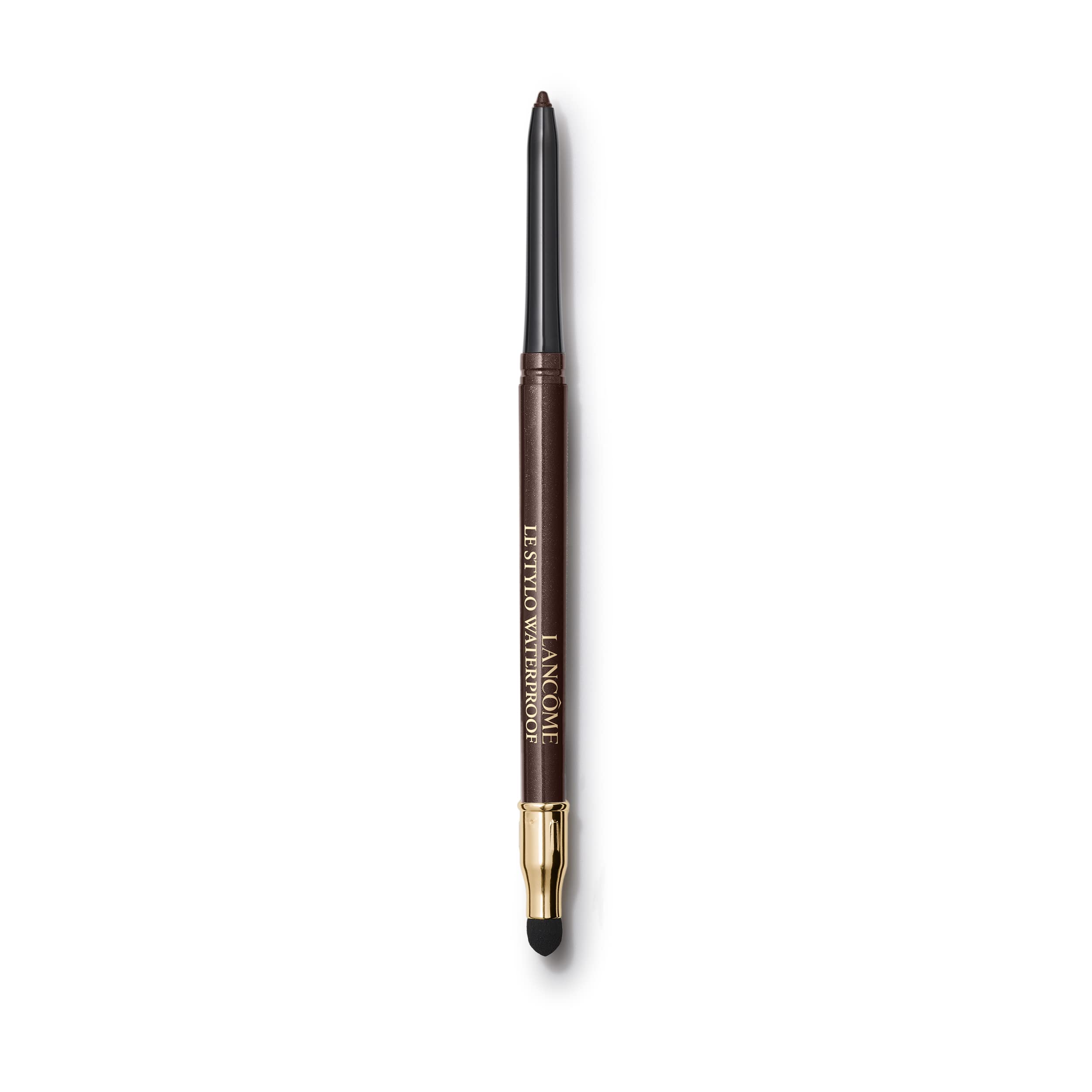 Lancome Le Stylo Waterproof Eyeliner Pencil 03 Brown Matte 0.35g Long Lasting Retractable Eye Liner with Smudger Tip - Damaged Box