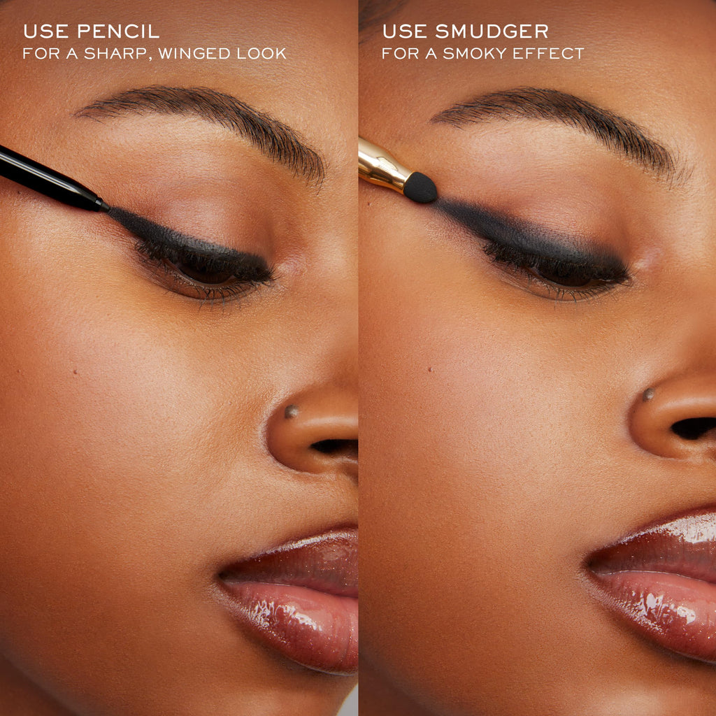 Lancome Le Stylo Waterproof Eyeliner Pencil 03 Brown Matte 0.35g Long Lasting Retractable Eye Liner with Smudger Tip - Damaged Box