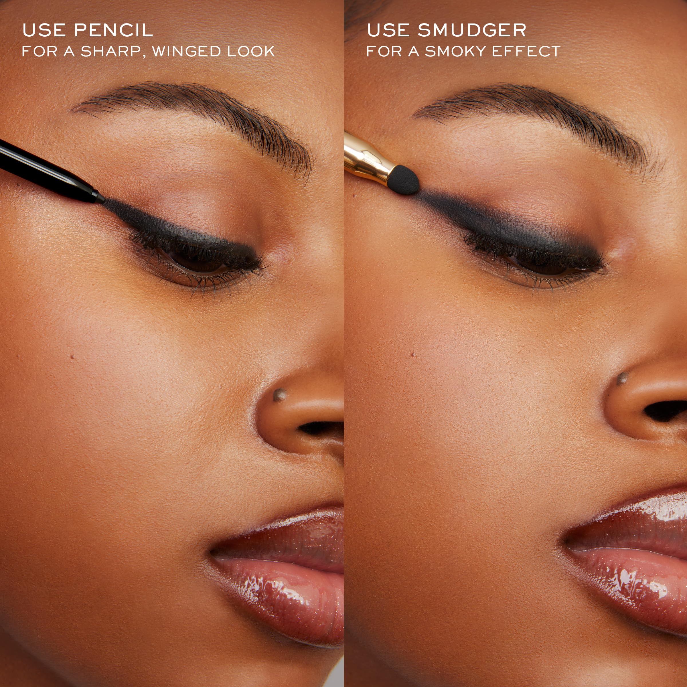 Lancome Le Stylo Waterproof Eyeliner Pencil 03 Brown Matte 0.35g Long Lasting Retractable Eye Liner with Smudger Tip - Damaged Box