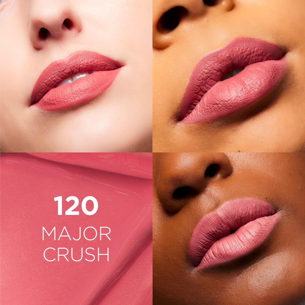 L'Oreal Paris Infallible Matte Resistance Liquid Lipstick 120 Major Crush, Longwear, Hyaluronic Acid, Transfer-Resistant