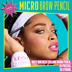 NYX Professional Makeup Micro Brow Pencil - Dual Ended Ultrafine - Blonde - Vegan Formula - Mechanical Brow Tool & Spoolie - Damaged Box