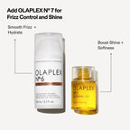 Olaplex No.6 Bond Smoother: Leave-In Styling Treatment | Smooths, Conditions, & Strengthens | Frizz Control for Up to 72 Hours | For Coily, Curly, Straight, and Wavy, 100 mL / 3.3 Fl. Oz.