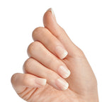 KISS Salon Acrylic French Nude Collection Fake Nails - Real Short Length, 28 False Nails with Glue & File - Damaged Box