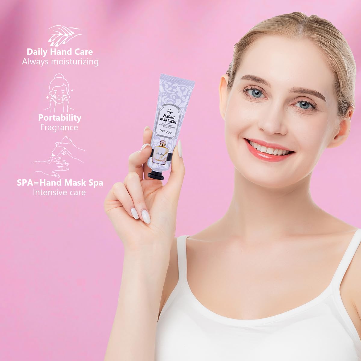 Nineaccy Hand Cream 5-Pack - Soothing & Hydrating Scented Moisturizer for Dry Hands, Fast Absorbing, Non-Greasy - Damaged Box - BBE 04/2029