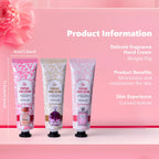 Nineaccy Hand Cream 5-Pack - Soothing & Hydrating Scented Moisturizer for Dry Hands, Fast Absorbing, Non-Greasy - Damaged Box - BBE 04/2029