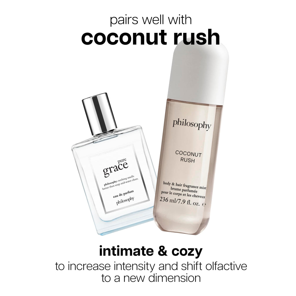 Philosophy Pure Grace Eau de Parfum 60ml Spray for Women - Fresh Clean Scent EDP Fragrance - Damaged Box Packaging