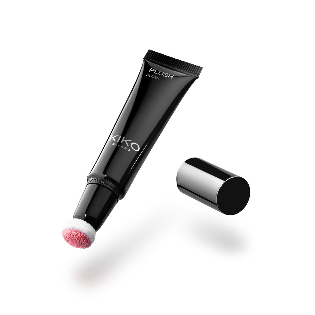 KIKO Milano Plush Blush 03 Pink Ballerina Liquid Blush with Sponge Applicator - Damaged Box