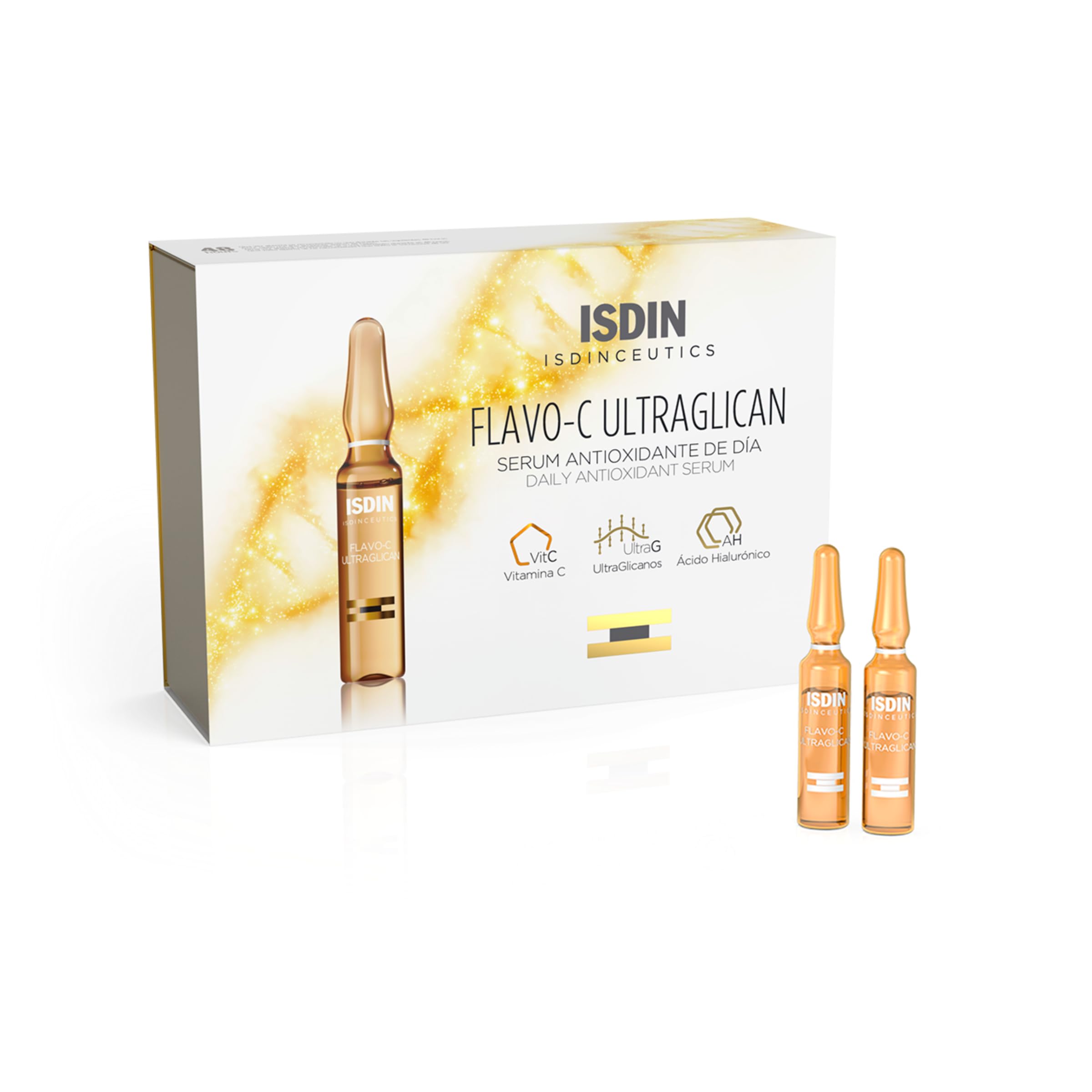 ISDIN Isdinceutics Flavo-C Ultraglican Antioxidant Day Serum (30 ampoules)