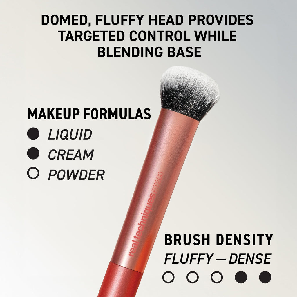 Real Techniques Everyday Essentials + Makeup Sponge Kit for foundation, blush, bronzer, eyeshadow, powder, synthetic, cruelty-free tools and blender for flawless looks, 5 Piece Set