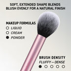 Real Techniques Everyday Essentials + Makeup Sponge Kit for foundation, blush, bronzer, eyeshadow, powder, synthetic, cruelty-free tools and blender for flawless looks, 5 Piece Set